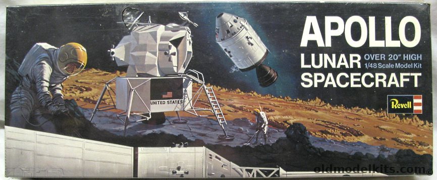 Revell 1/48 Apollo Lunar Spacecraft - Large 20 inch Top of Saturn V in 1/48, H1838-500 plastic model kit
